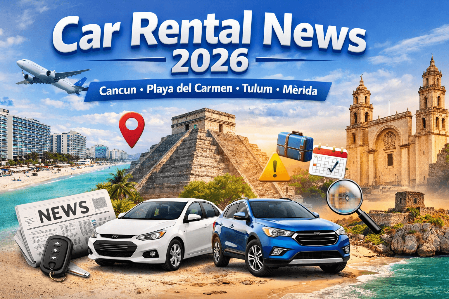Latest Car Rental & Travel News in Cancun, Tulum, Playa del Carmen and Mérida