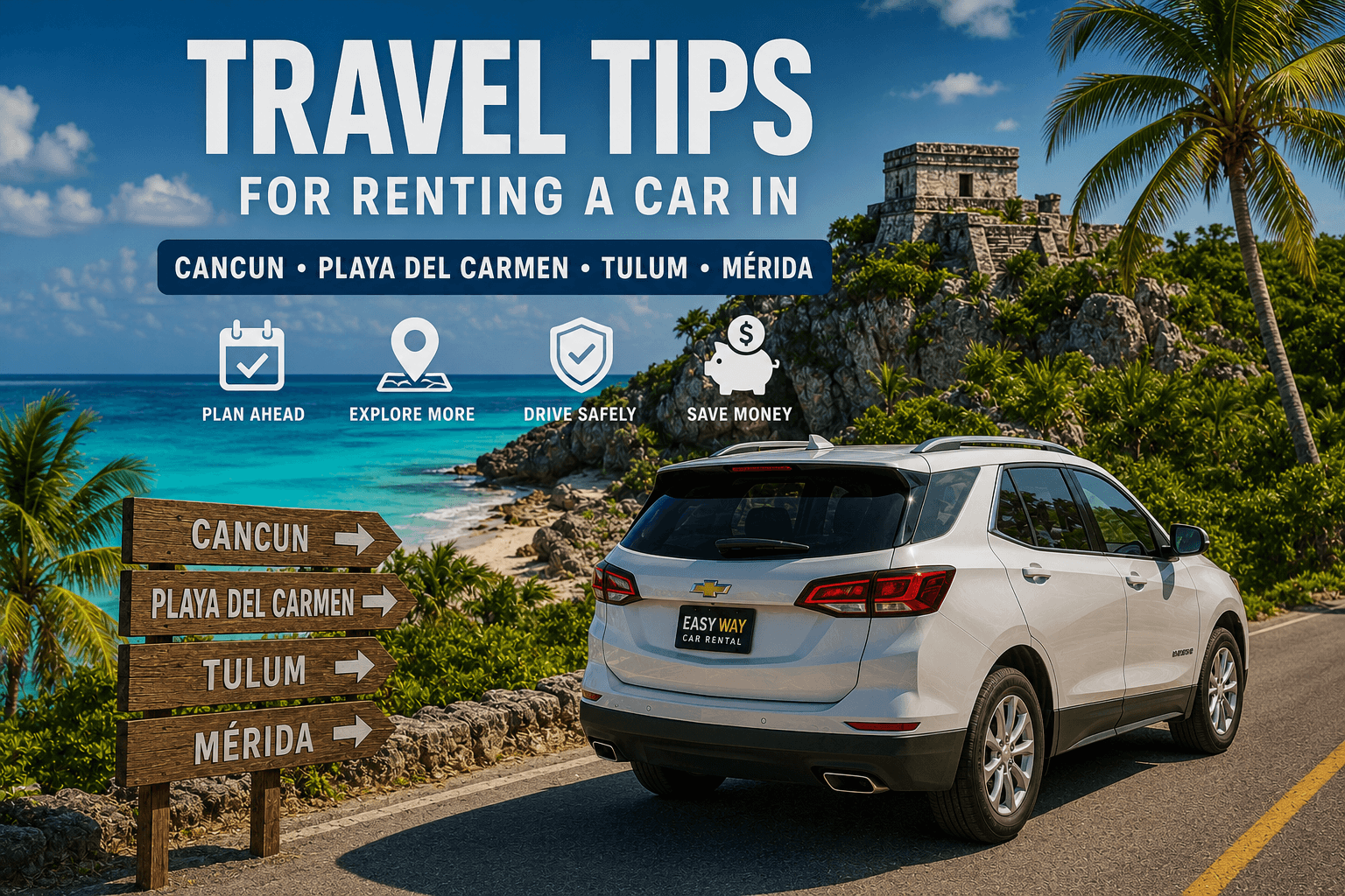 The Ultimate Car Rental Travel Guide for the Mexican Caribbean & Yucatán